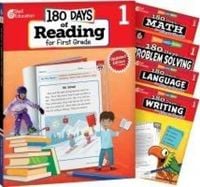Produktbild: 180 Days(r) Reading, Math, Language, Writing, & Problem Solving for Grade 1: 5-Book Set