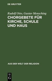 Produktbild: Chorgebete f&uuml;r Kirche, Schule und Haus