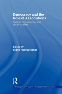 Produktbild: Democracy and the Role of Associations