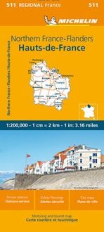 Produktbild: Michelin Nordfrankrankreich - Flandern