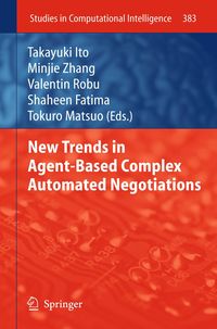 Produktbild: New Trends in Agent-Based Complex Automated Negotiations