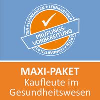 Produktbild: Maxi-Paket Lernkarten Kaufmann im Gesundheitswesen Pr&uuml;fung