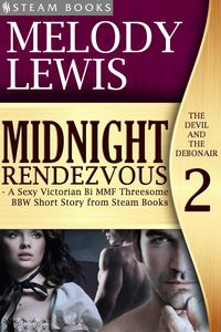 Produktbild: Midnight Rendezvous - A Sexy Victorian Bi MMF Threesome BBW Short Story from Steam Books