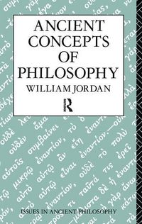 Produktbild: Jordan, W: Ancient Concepts of Philosophy