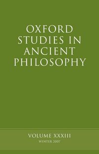 Produktbild: Oxford Studies in Ancient Philosophy