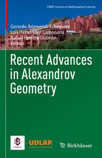 Produktbild: Recent Advances in Alexandrov Geometry