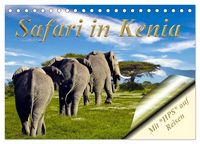 Produktbild: Safari in Kenia (Tischkalender 2026 DIN A5 quer), CALVENDO Monatskalender