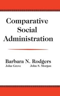 Produktbild: Comparative Social Administration