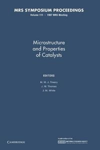 Produktbild: Microstructure and Properties of Catalysts