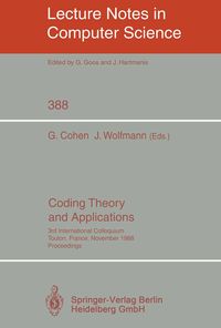Produktbild: Coding Theory and Applications