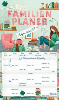 Produktbild: Familienplaner Aquarell 2027