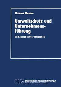 Produktbild: Umweltschutz und Unternehmensf&uuml;hrung