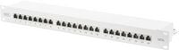 Produktbild: Digitus DN-91624S-EA 24 Port Netzwerk-Patchpanel 483 mm (19") CAT 6a 1 HE Lichtgrau (RAL 7035) Best&uuml;ckt