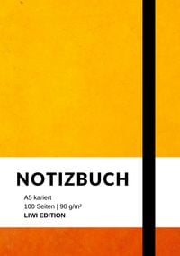 Produktbild: Notizbuch A5 kariert - 100 Seiten 90g/m&sup2; - Soft Cover