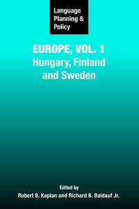 Produktbild: Language Planning and Policy in Europe, Vol. 1