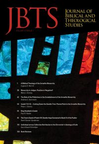 Produktbild: Journal of Biblical and Theological Studies, Issue 4.1