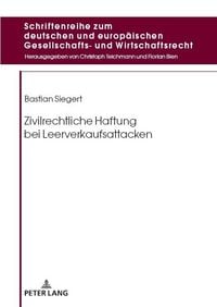 Produktbild: Zivilrechtliche Haftung bei Leerverkaufsattacken