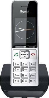 Produktbild: Gigaset COMFORT 500 DECT, GAP Schnurloses Telefon analog Babyphone, Freisprechen, f&uuml;r H&ouml;rger&auml;te kompatibel, Headsetanschluss
