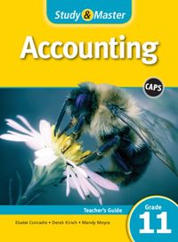 Produktbild: Study & Master Accounting Teacher's Guide Grade 11