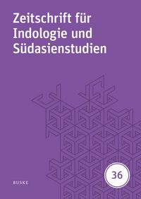 Produktbild: Zeitschrift f&uuml;r Indologie und S&uuml;dasienstudien, Band 36 (2019)