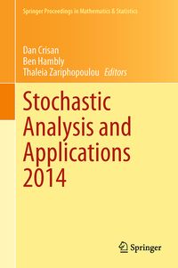 Produktbild: Stochastic Analysis and Applications 2014