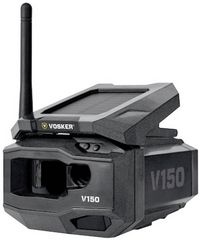 Produktbild: Vosker V150 LTE Wireless Outdoor Solar Wildkamera Zeitrafferfunktion, 4G Bild&uuml;bertragung, GSM-Modul Schwarz-Grau