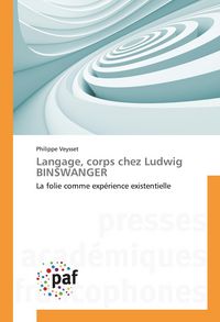 Produktbild: Langage, corps chez Ludwig BINSWANGER