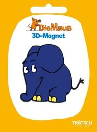 Produktbild: Trötsch Die Maus 3D-Magnet Elefant stehend