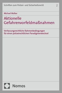 Produktbild: Aktionelle Gefahrenvorfeldma&szlig;nahmen