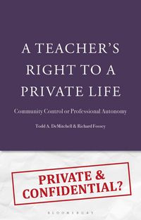 Produktbild: A Teacher's Right to a Private Life