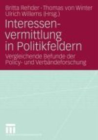 Produktbild: Interessenvermittlung in Politikfeldern