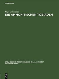Produktbild: Die ammonitischen Tobiaden