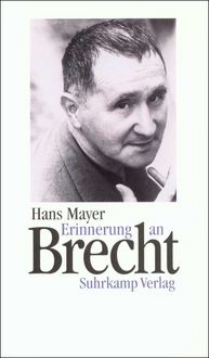 Produktbild: Erinnerung an Brecht