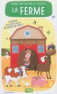 Produktbild: La ferme : coffret avec un livre et 4 puzzles
