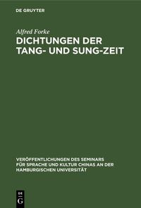Produktbild: Dichtungen der Tang- und Sung-Zeit