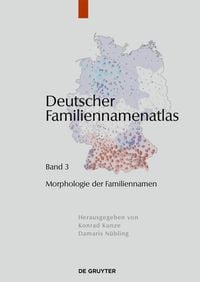 Produktbild: Morphologie der Familiennamen