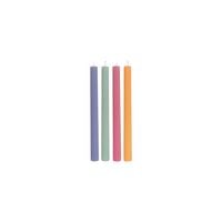 Produktbild: Villeroy & Boch Fleur Stabkerze color mix,Set 4 St&uuml;ck