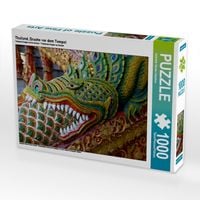 Produktbild: CALVENDO Puzzle Thailand, Drache vor dem Tempel | 1000 Teile Lege-Gr&ouml;&szlig;e 64x48cm Foto-Puzzle f&uuml;r gl&uuml;ckliche Stunden