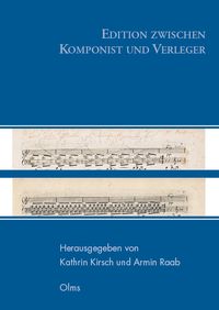 Produktbild: Edition zwischen Komponist und Verleger