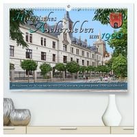 Produktbild: Historisches Aschersleben um 1900 &ndash; Kolorierte Schwarzwei&szlig;fotos (hochwertiger Premium Wandkalender 2026 DIN A2 quer), Kunstdruck in Hochglanz