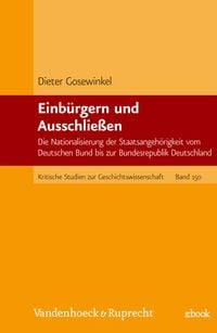 Produktbild: Einb&uuml;rgern und Ausschlie&szlig;en