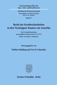 Produktbild: Recht der Kreditsicherheiten in den Vereinigten Staaten von Amerika.