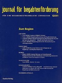 Journal für begabtenförderung 1/2001