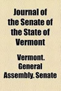 Produktbild: Journal of the Senate of the State of Vermont