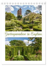 Produktbild: Gartenparadiese in England (Tischkalender 2026 DIN A5 hoch), CALVENDO Monatskalender