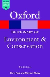 Produktbild: A Dictionary of Environment and Conservation