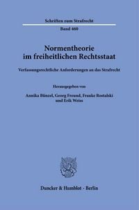 Produktbild: Normentheorie im freiheitlichen Rechtsstaat