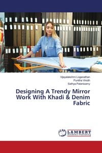 Produktbild: Designing A Trendy Mirror Work With Khadi & Denim Fabric