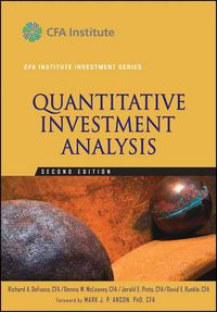 Produktbild: Quantitative Investment Analysis