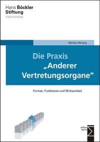 Produktbild: Die Praxis &raquo;Anderer Vertretungsorgane&laquo;
